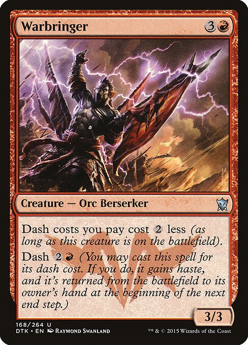 Warbringer card from DTK #168