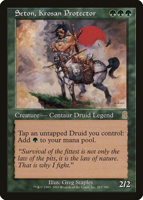 Seton, Krosan Protector card from ODY #267