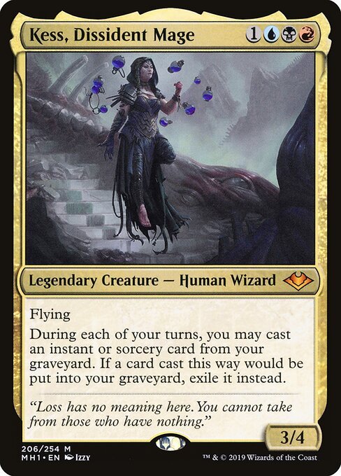 Kess, Dissident Mage card from MH1 #206