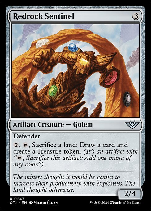 Redrock Sentinel card from OTJ #247