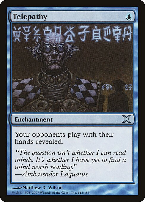 Telepathy card from 10E #113