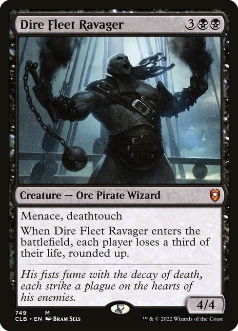 Dire Fleet Ravager card from CLB #749