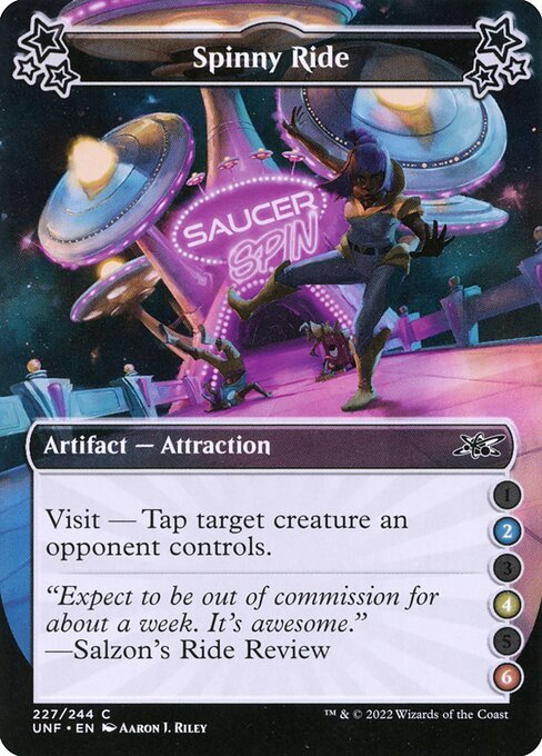 Spinny Ride card from UNF #227