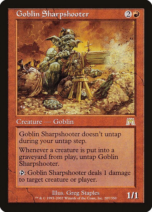 Goblin Sharpshooter card from ONS #207