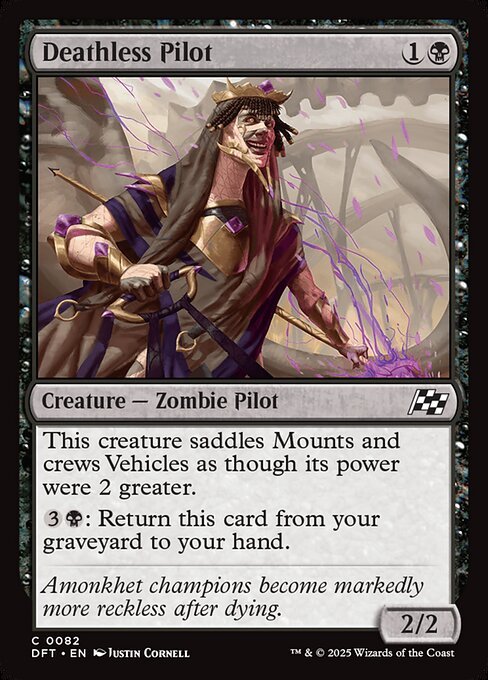 Deathless Pilot card from DFT #82