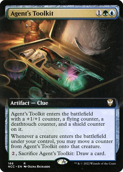 Agent's Toolkit card from NCC #166