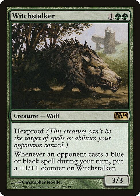 Witchstalker card from M14 #202
