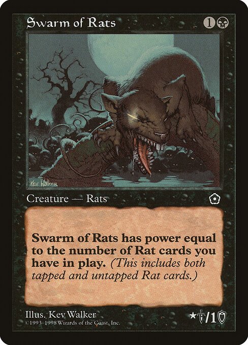 Swarm of Rats card from P02 #product-220