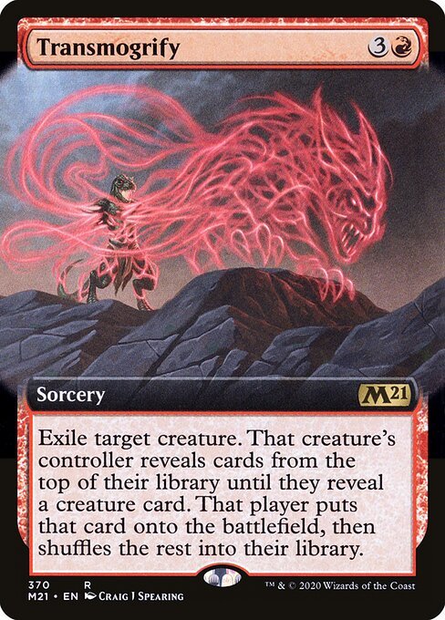 Transmogrify card from M21 #370