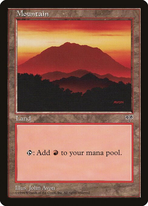 Mountain card from MIR #product-18540