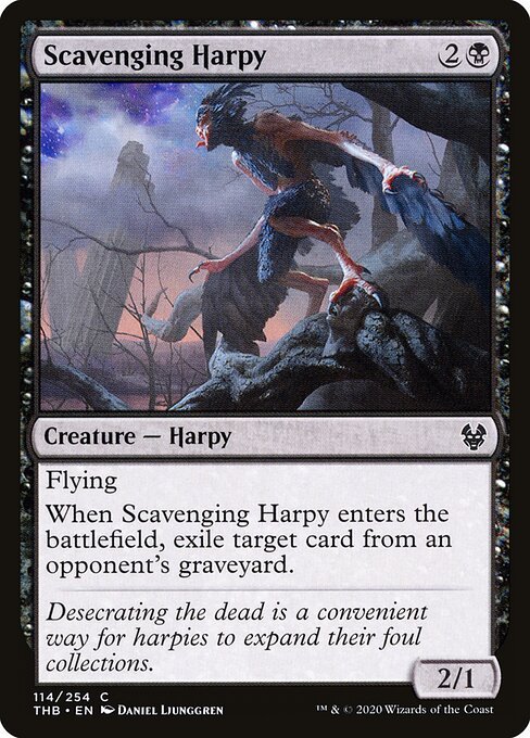 Scavenging Harpy card from THB #114
