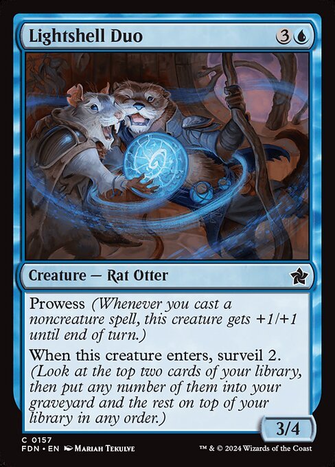 Lightshell Duo card from FDN #157
