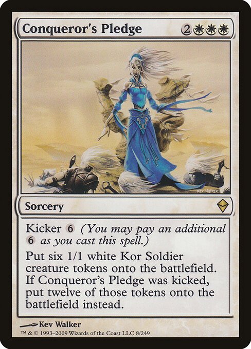 Conqueror's Pledge card from ZEN #8