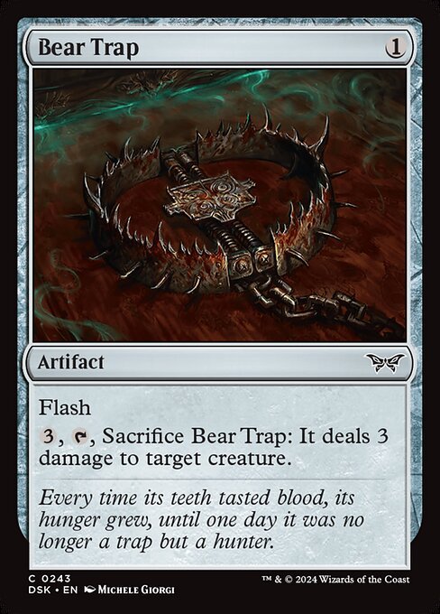 Bear Trap card from DSK #243