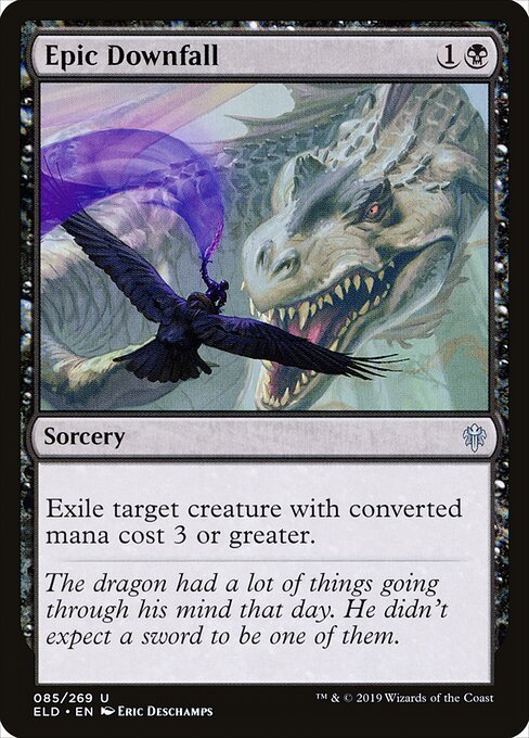 Epic Downfall card from ELD #85