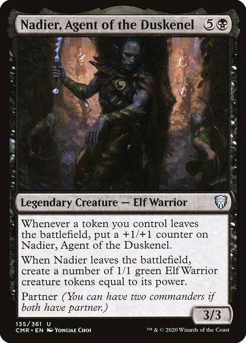 Nadier, Agent of the Duskenel card from CMR #135