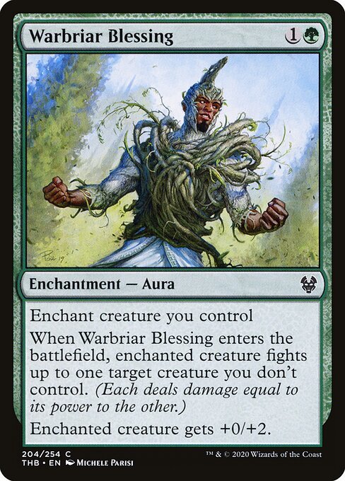 Warbriar Blessing card from THB #204