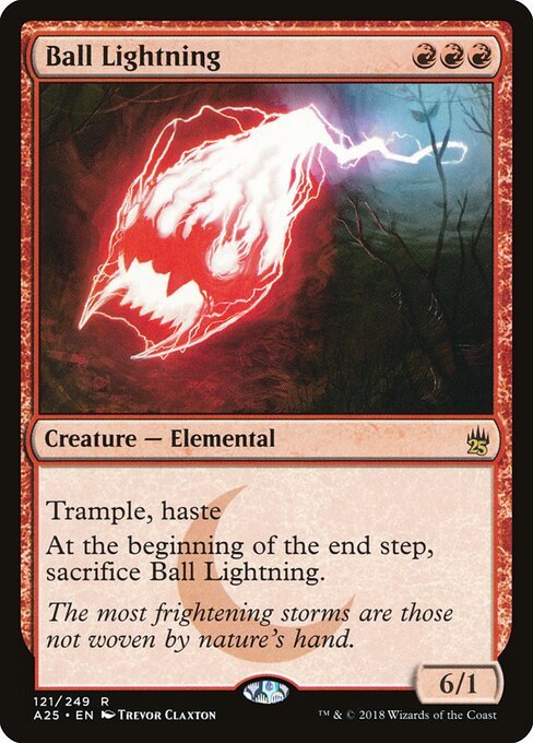 Ball Lightning card from A25 #121