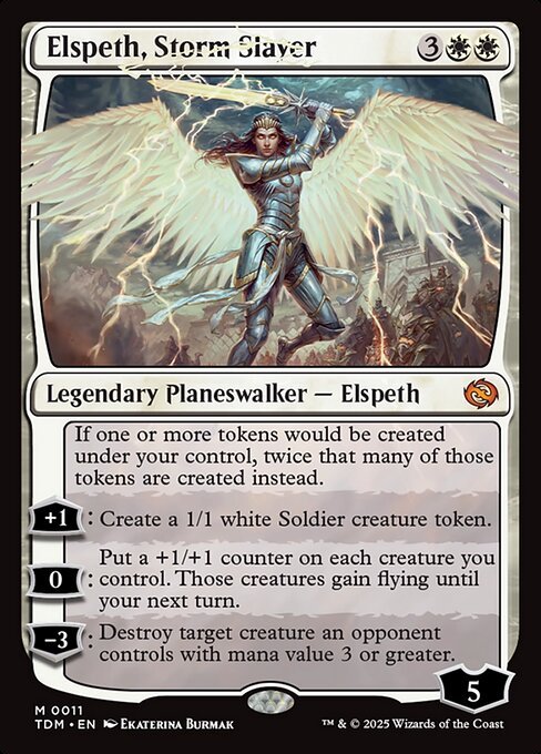 Elspeth, Storm Slayer card from TDM #11