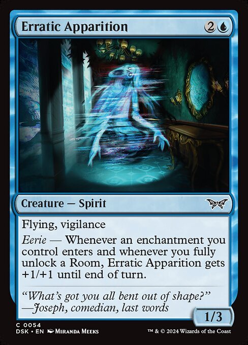 Erratic Apparition card from DSK #54