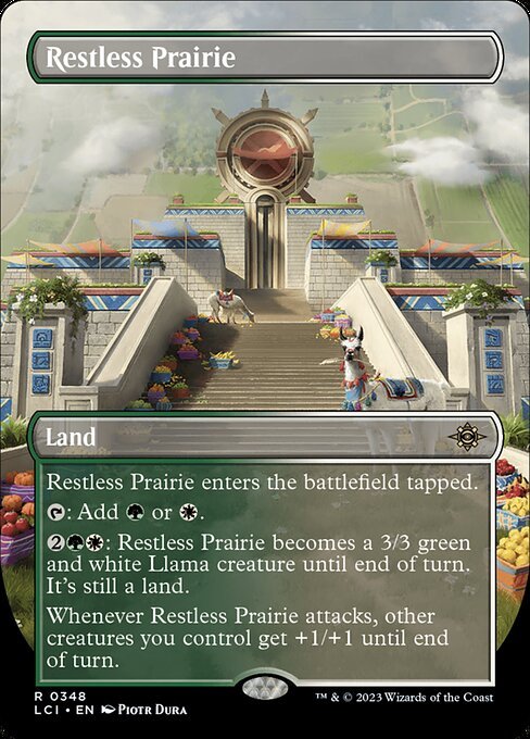 Restless Prairie card from LCI #348