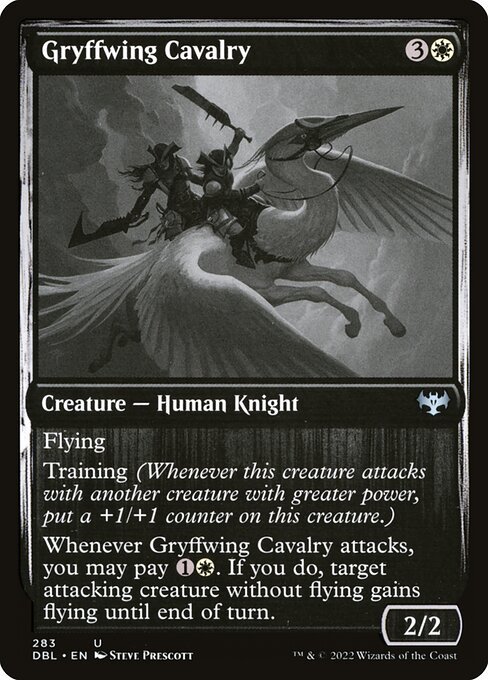 Gryffwing Cavalry card from DBL #283