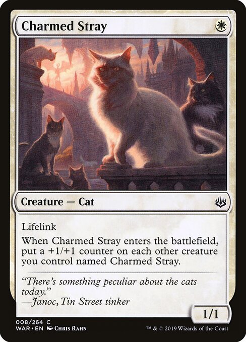 Charmed Stray card from WAR #8