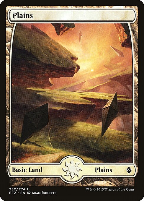 Plains (252) - Full Art card from BFZ #252