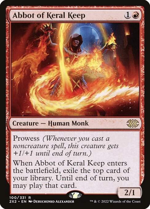 Abbot of Keral Keep card from 2X2 #100
