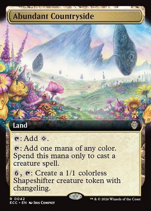 Abundant Countryside card from ECC #42