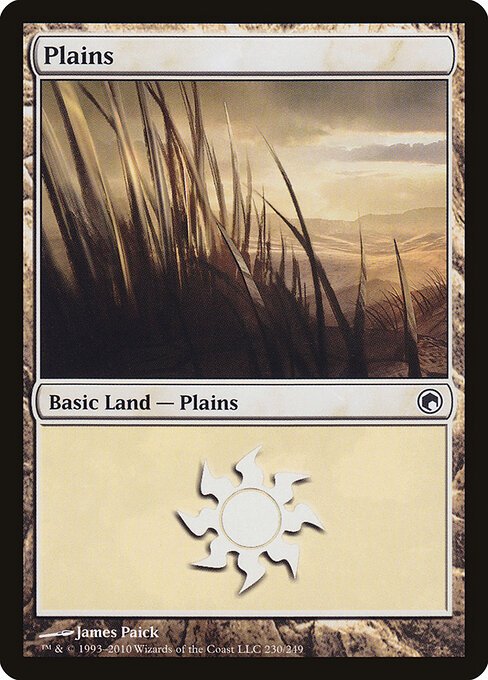 Plains (230) card from SOM #230