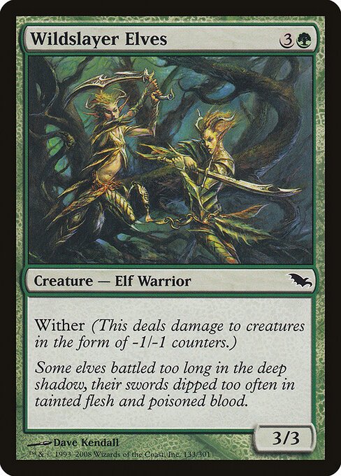 Wildslayer Elves card from SHM #133