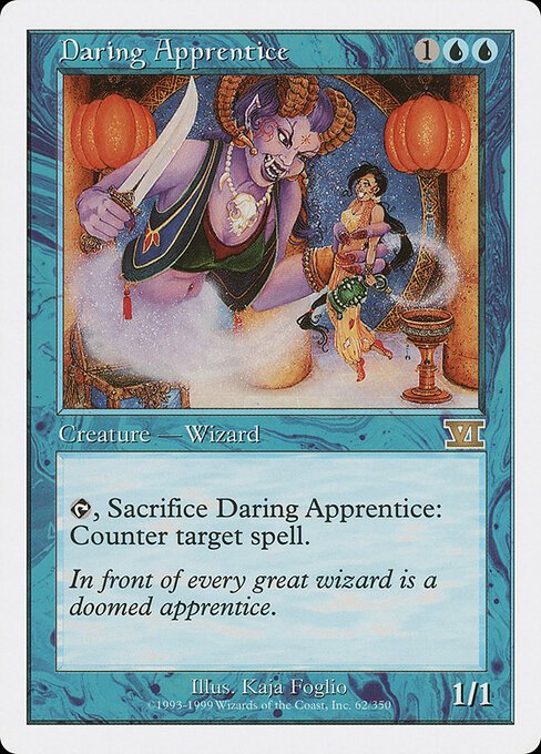 Daring Apprentice card from 6ED #62
