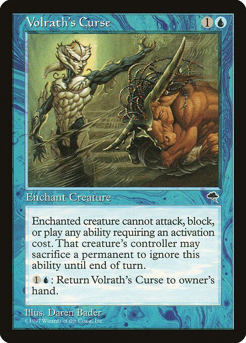 Volrath's Curse card from TMP #101