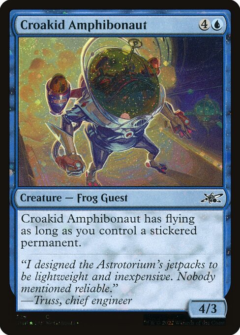 Croakid Amphibonaut card from UNF #329