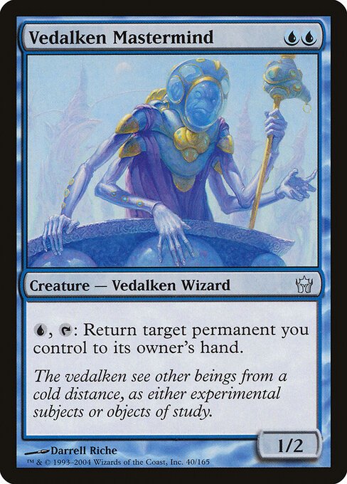 Vedalken Mastermind card from 5DN #40