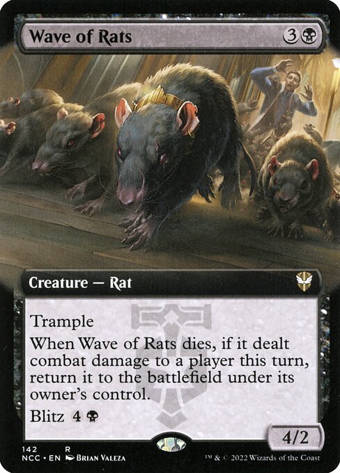 Wave of Rats card from NCC #142