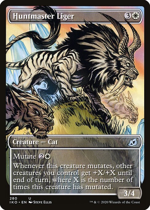 Huntmaster Liger card from IKO #280