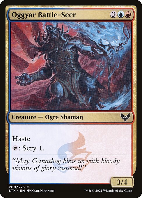 Oggyar Battle-Seer card from STX #209