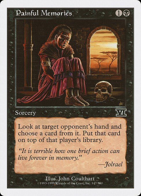 Painful Memories card from 6ED #147