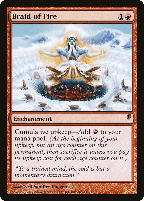 Braid of Fire card from CSP #78