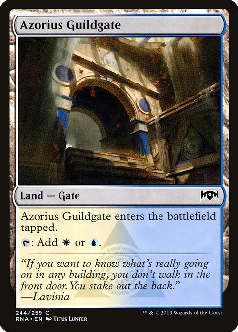 Azorius Guildgate card from RNA #244