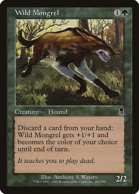 Wild Mongrel card from ODY #283