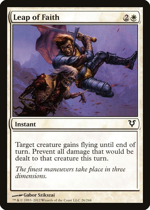 Leap of Faith card from AVR #26
