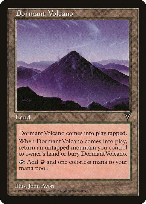 Dormant Volcano card from VIS #product-5827