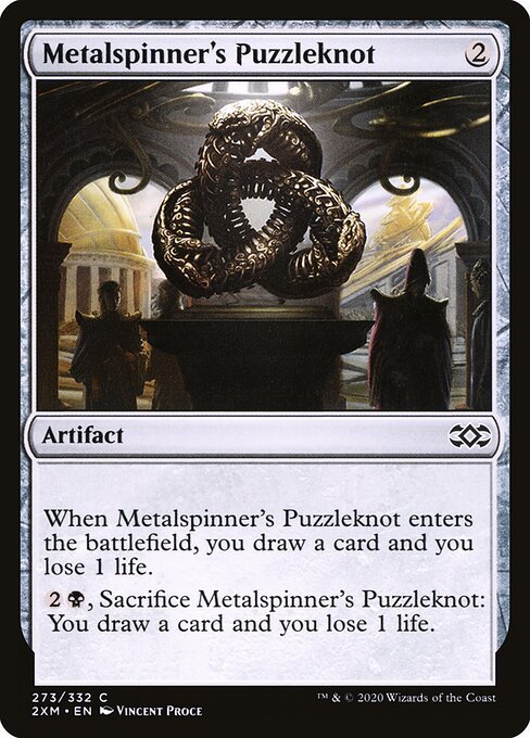 Metalspinner's Puzzleknot card from 2XM #273