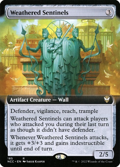 Weathered Sentinels card from NCC #185