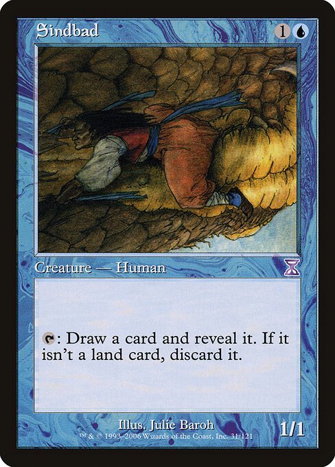 Sindbad card from TSB #31