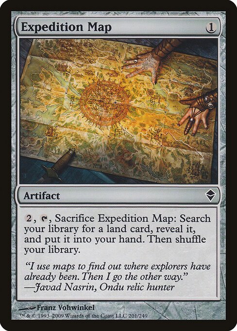 Expedition Map card from ZEN #201