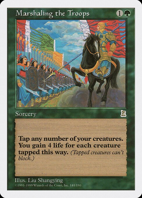 Marshaling the Troops card from PTK #141